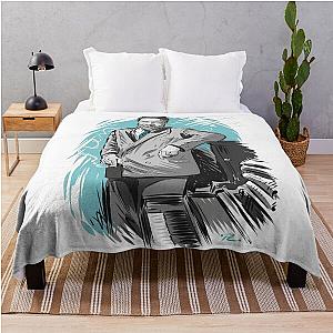 Thelonious Monk - An illustration by Paul Cemmick Throw Blanket