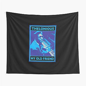 thelonious blue poster Tapestry