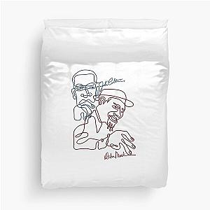 John Coltrane Thelonious Monk Duvet Cover