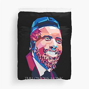 Geometric Thelonious Monk Duvet Cover