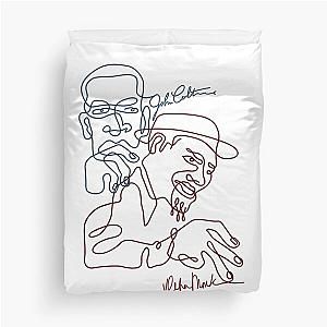 John Coltrane Thelonious Monk Duvet Cover