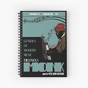 Thelonious Monk Original Jazz Art Spiral Notebook