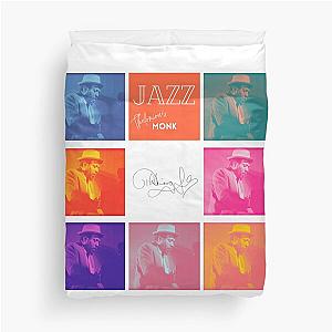 Jazz music legends - Thelonious Monk Duvet Cover