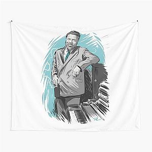 Thelonious Monk - An illustration by Paul Cemmick Tapestry