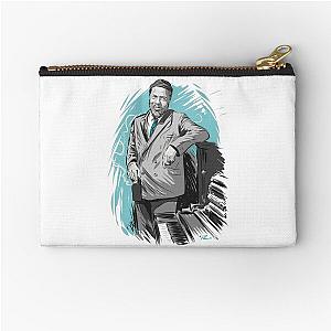 Thelonious Monk - An illustration by Paul Cemmick Zipper Pouch