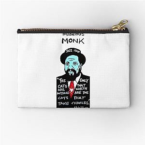 Thelonious Monk Jazz Folk Art Zipper Pouch