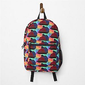 Portrait of Thelonious Monk Colorful Silhouette Smoking  Backpack