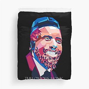 Geometric Thelonious Monk Duvet Cover