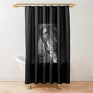 Thelonious Monk American Jazz Musician Hoodie Shower Curtain