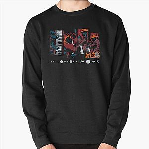 Thelonious Monk Strip illustrated by Maximiliano Lopez Barrios Pullover Sweatshirt