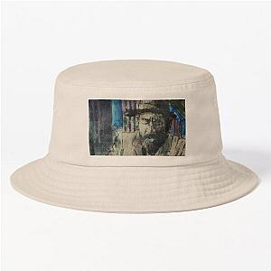 Expressionist jazz depiction of pianist Thelonious Monk Bucket Hat 
becomes:
Expressionist jazz depiction of Thelonious Monk Bucket Hat