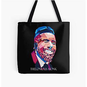 Geometric Thelonious Monk Tote Bag