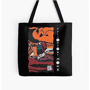 Thelonious Monk - Solo Art by Maximiliano Lopez Barrios All Over Print Tote Bag