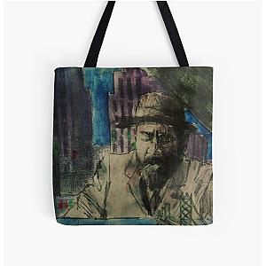Expressionist jazz depiction of Thelonious Monk Tote Bag