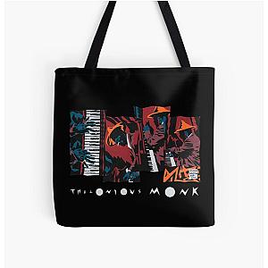 Thelonious Monk Strip, illustrated by Maximiliano Lopez Barrios All Print Tote Bag