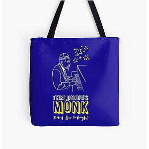 Thelonious Monk Round The Midnight All Over Print Tote Bag