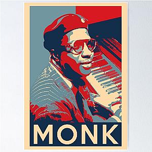 Thelonious Monk Hope Poster - Sizes of Jazz History