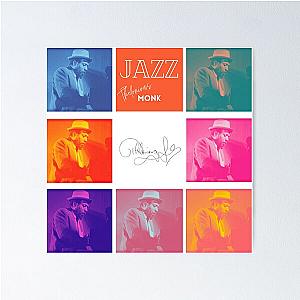 Jazz music legend Thelonious Monk Poster