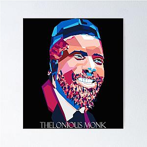Geometric Thelonious Monk Poster -> Geometric Thelonious Monk