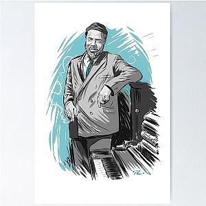 Thelonious Monk - An illustration by Paul Cemmick