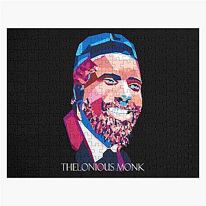 Thelonious Monk Geometric Jigsaw Puzzle