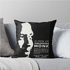An Evening with Thelonious Monk Throw Pillow