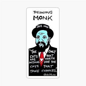 Thelonious Monk Jazz Art Sticker