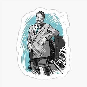 Thelonious Monk - An illustration by Paul Cemmick Sticker