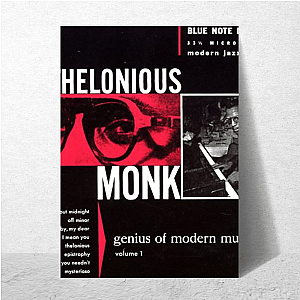 No Chords Like Monk’s Thelonius Monk Posters