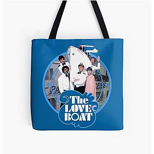 The Love Boat Pacific Princess 70s retro cast tribute tote bag