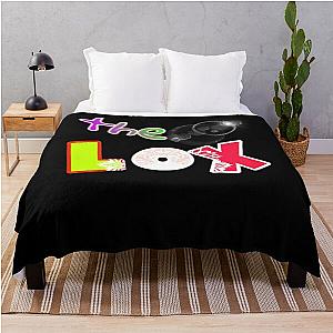 Proud Gift for Men The Lox Jordan 90 Pink Fur Hip Hop Lox Cool Throw Blanket