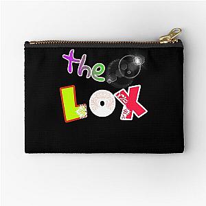 Proud The Lox Jordan 90 Pink Fur Hip Hop Cool Zipper Pouch
