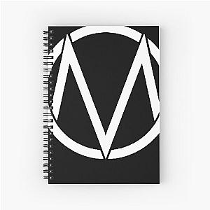 The Maine Band  Logo White  Spiral Notebook