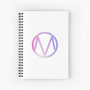 The Maine Logo gradient Spiral Notebook