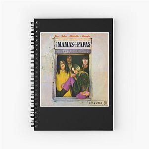 Mamas and Papas group four people love music Spiral Notebook