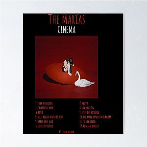 The Marías - CINEMA - Album TRACKLIST  Essential T-Shirt.png Poster