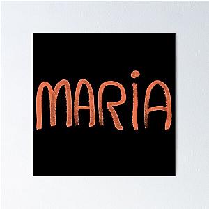 Maria name art Poster