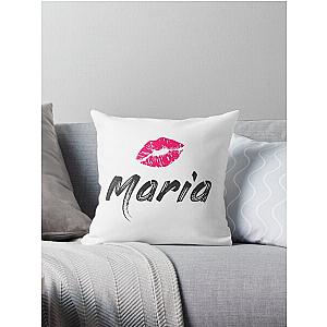 I Love santa Maria Throw Pillow