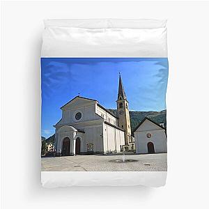 The Church of Santa Maria Nascente Duvet Cover