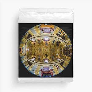 Ceiling of the church Santa Maria Assunta, Paciano, Umbria Italy Duvet Cover