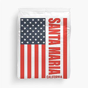 Santa Maria California 4th of July Independence day Duvet Cover