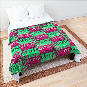 Colorful Maria Letters Designs Comforter