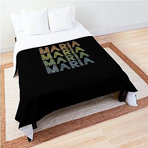 Maria Name T Shirt - Maria Vintage Retro Maria Name Gift Item Tee Comforter