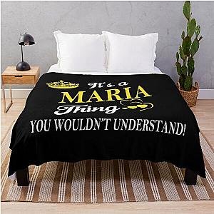 Its MARIA Thing You Wouldnt Understand Throw Blanket