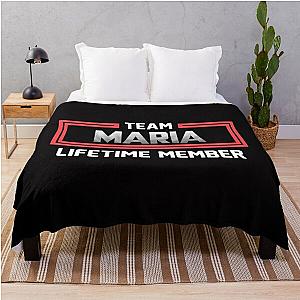 Team Maria Lifetime Member Throw Blanket