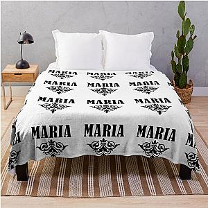 Maria v01 Throw Blanket