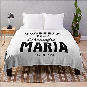 Maria Personalized Name Birthday Gift Throw Blanket