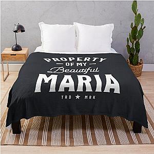 Maria Personalized Name Birthday Gift Throw Blanket