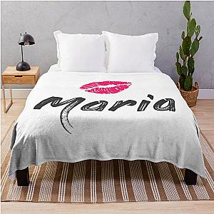 I Love santa Maria Throw Blanket