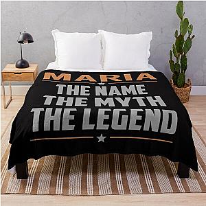 MARIA The Name The Myth The Legend Throw Blanket